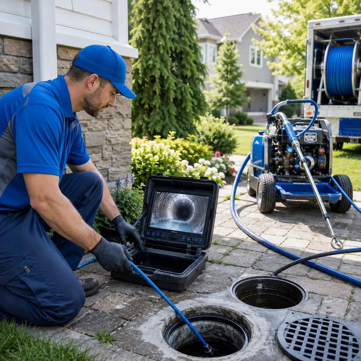 Outdoor drain cleaning professionals serving Spring Lake, NC